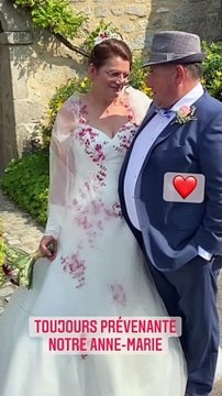 Karine Le Marchand dévoile des images du mariage de deux candidats emblématiques de L'amour est dans le pré, Anne-Marie et Gégé.