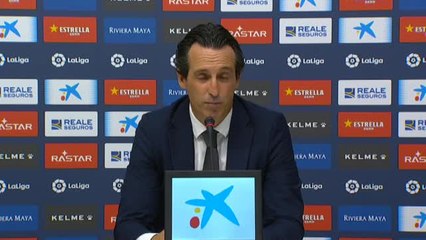 Unai Emery: "El empate es justo"