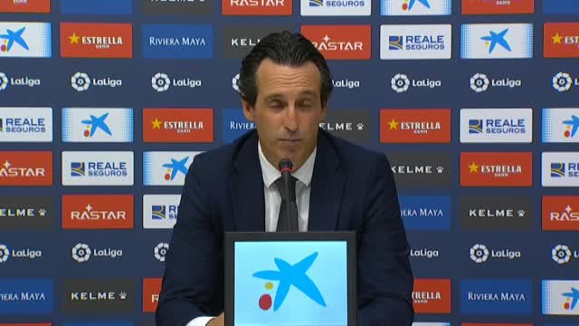 Unai Emery: El empate es justo