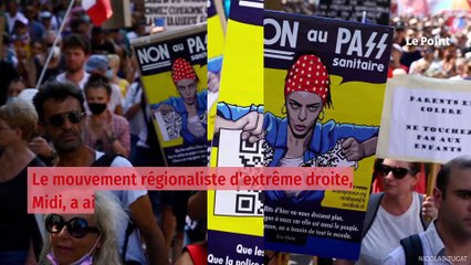 Manifestations antipass sanitaire - des affrontements à Montpellier