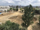 Yürütmeyi durdurma kararı verilen Eyüpsultan'daki parkta, İBB ekiplerinin yıkım çalışmaları durduruldu