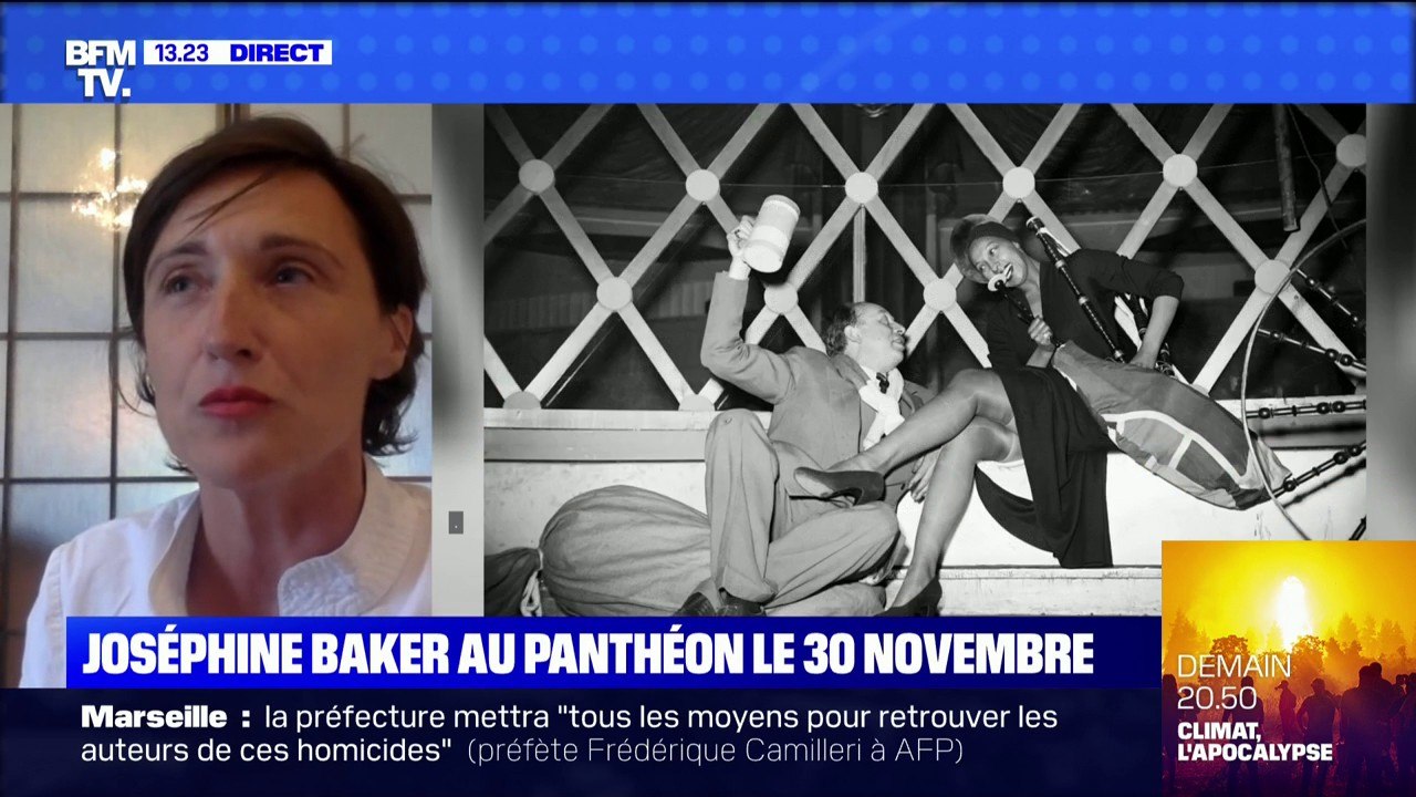 Joséphine Baker au Panthéon: la membre du collectif "Osez Joséphine Baker" Jennifer Guesdon estime qu'elle "est une allégorie de la nation"