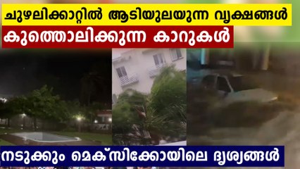 മെക്സിക്കോയിലെ ഭീമൻ ചുഴലിക്കാറ്റ്..നിരവധി മരണം..നടക്കും ഈ ദൃശ്യങ്ങൾ