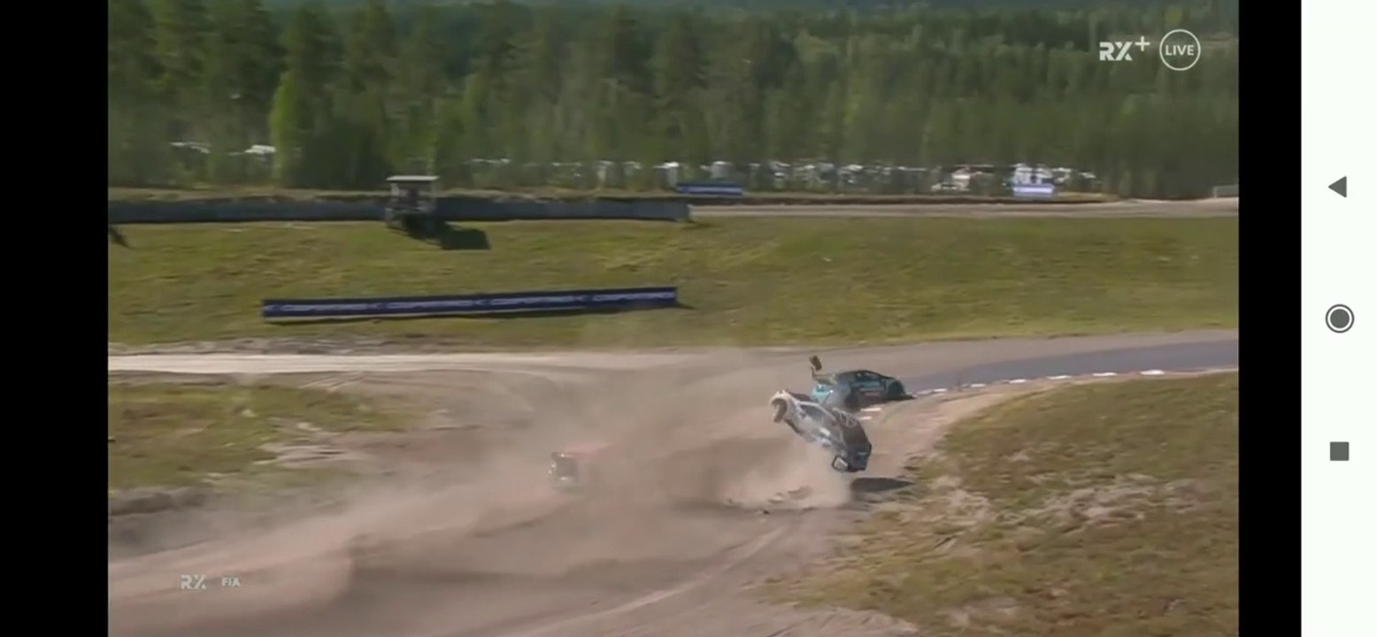 WRX Euro Rx1 Holjes Q4 Marklund Huge Crash Rolls