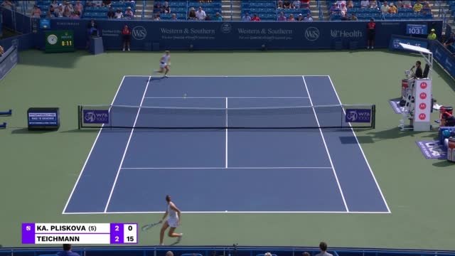 Teichmann turns over Pliskova to reach Cincinnati final