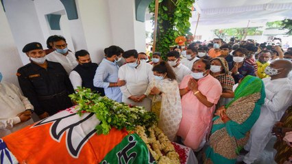 Kalyan Singh last journey from Lucknow BJP office to airport