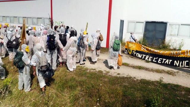 A Bure, 200 militants s'opposent au stockage des déchets nucléaires