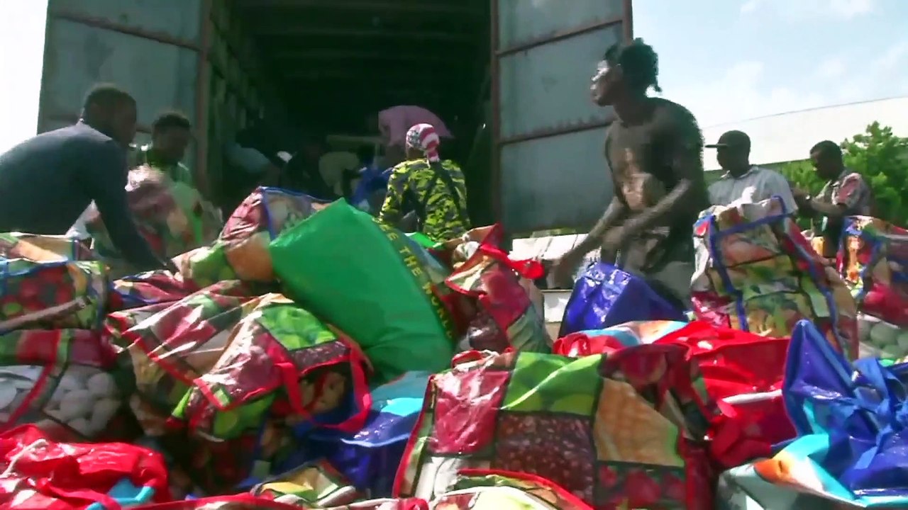 Haiti: chaos bei der verteilung von lebensmitteln