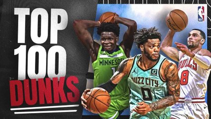 Top 100 Dunks of the 2020-21 NBA Season Countdown - 100-81