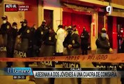 Sujetos en moto asesinan a balazos a dos amigos en el Callao