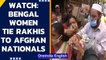 West Bengal women tie rakhis on wrists on Afghan national in Dum Dum | TMC | Watch | Oneindia News