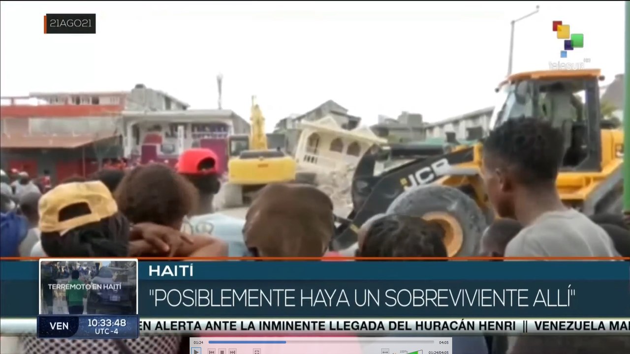 Aún se buscan sobrevivientes entre los escombros en Haití