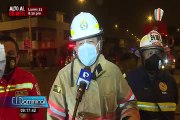 Voraz incendio redujo a cenizas al menos 50 viviendas prefabricadas en VES