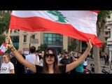 مباشرة نادين نجيم تشارك في مظاهرات اسقاط النظام في لبنان.. ماذا قال لها شاب وصدمها؟
