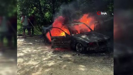 - İzinsiz girdikleri ormanda araçları yandı, ceza yemekten kurtulamadılar