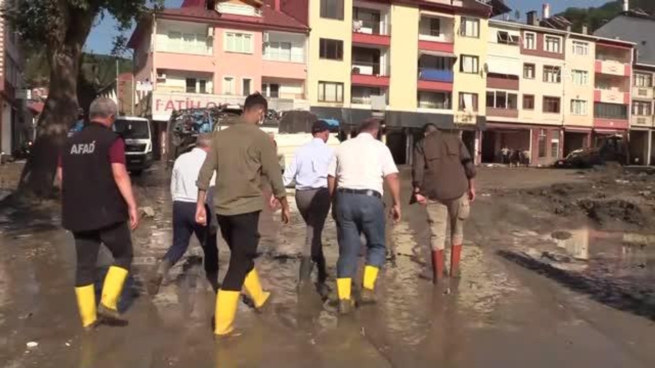 KASTAMONU - Bakanı Soylu, Bozkurt'ta incelemelerini sürdürdü