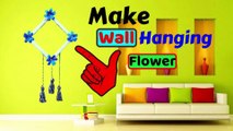 How to Make Paper Flower Wall Hanging for Home Easy | Handicraft Making at Home | PL Crafts