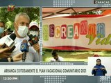 Inician las actividades del Plan Vacacional Comunitario Bioseguro 2021 en el Parque Alí Primera