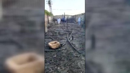 Son dakika gündem: ŞANLIURFA - Ahırda çıkan yangında 25 küçükbaş hayvan telef oldu