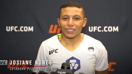 "Estava confiante no nocaute" | Josiane Nunes | UFC Vegas 34