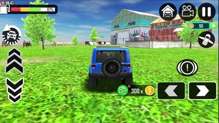 Real Flying Truck 4x4 Simulator 3D / BLUE FLY JEEP TAXİ / Android GamePlay