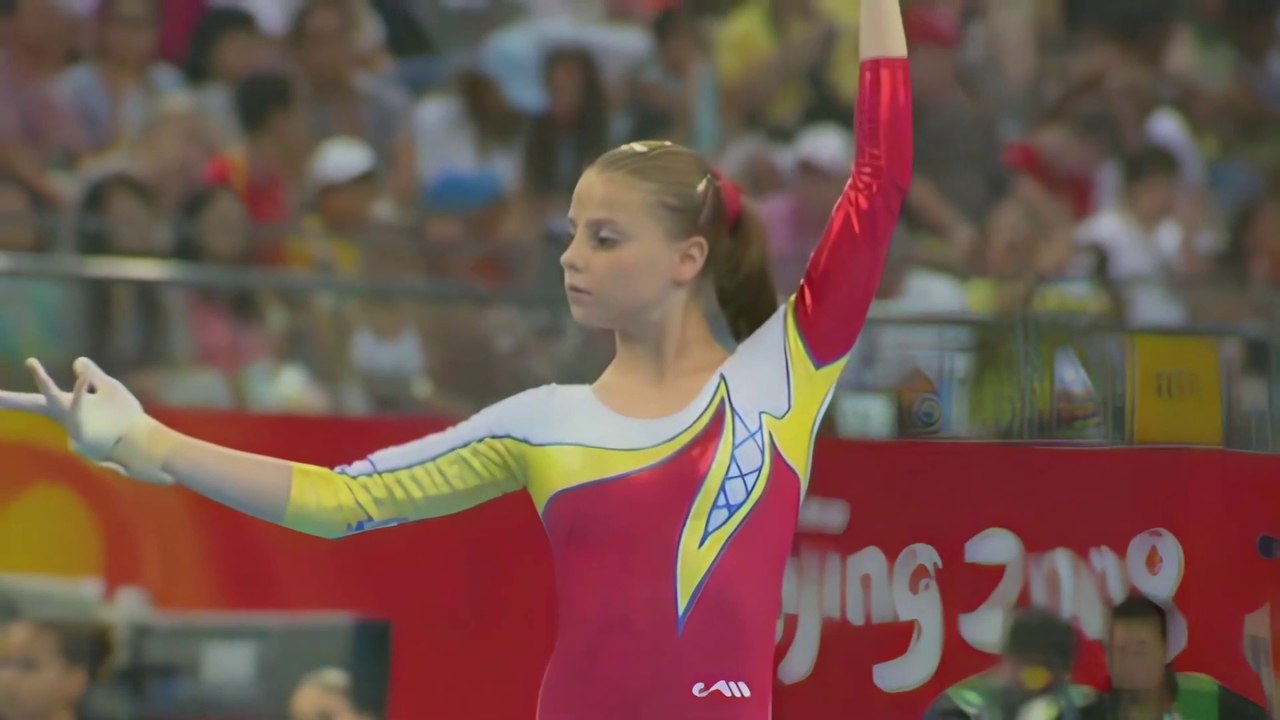 Gabriela Dragoi - FX Qual - Beijing 2008 Olympic Games