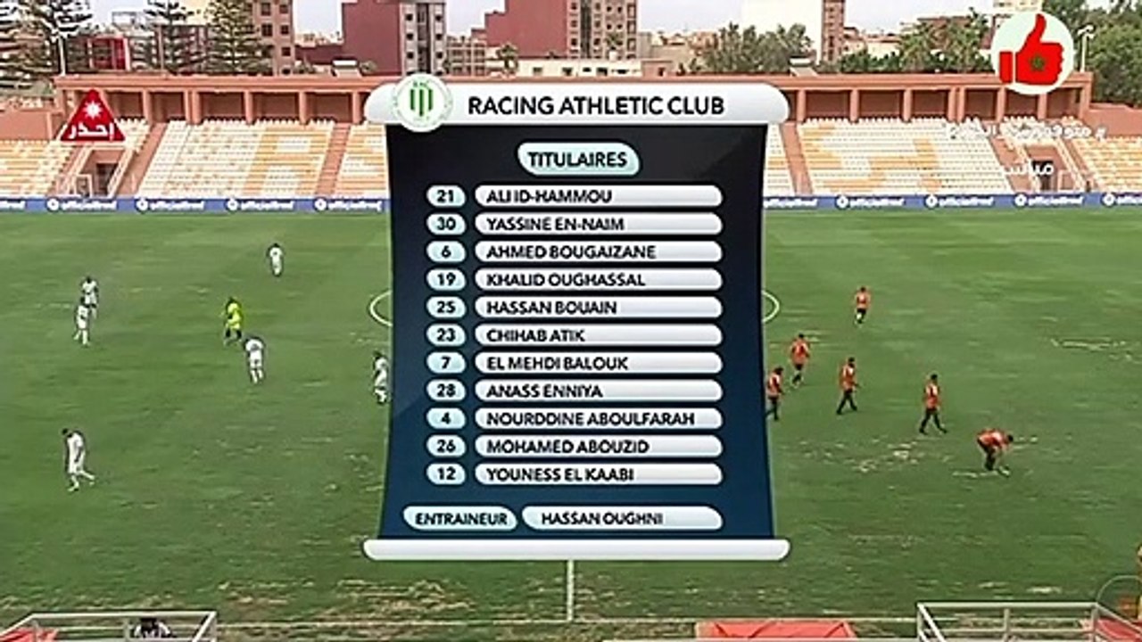 #دوري_النتيفي ملخص مباراة #نهضة_بركان 1-0 #الراسينغ_البيضاوي