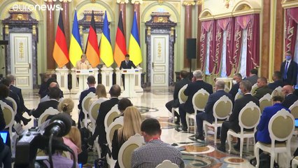 Merkel und Selenskij warnen Putin vor "Nord Stream 2 als Waffe"