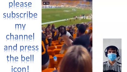 Video: Steelers fans fight after woman hits man in stands during game