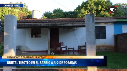 Brutal tiroteo en el barrio a-3 2 de posadas