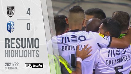 Highlights: Vitória SC 4-0 FC Vizela (Liga 21/22 #3)