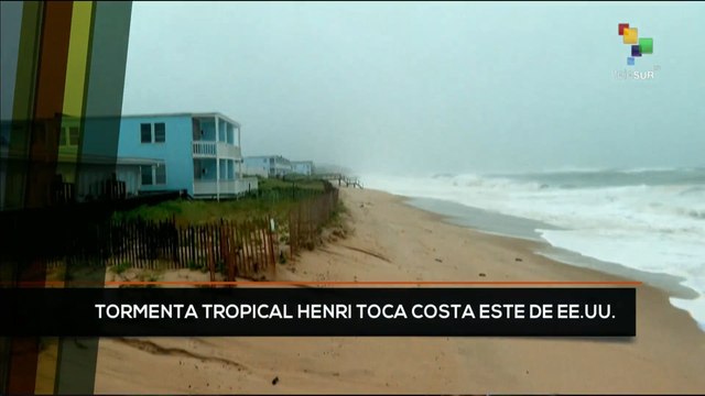 teleSUR Noticias 17:30 22- 08: Henri tocó tierra en el noreste de EEUU