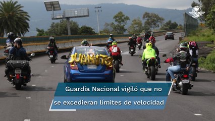 Con rodada, rinden homenaje a motociclistas en Tres Marías