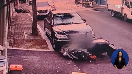 아침부터 음주 운전…차량 4대·오토바이 3대 '쿵쿵쿵'