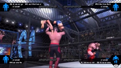 Here Comes the Pain Stacy Keibler vs Rikishi vs Hawk vs Lance Storm