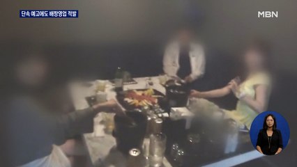 단속 예고했는데…배짱영업 주점 업주·손님 359명 적발