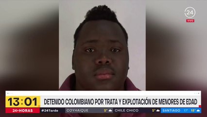 Colombiano detenido por trata de personas en Linares - TVN