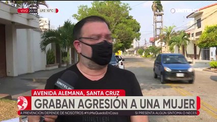 Buscan a un hombre que con puñetes y patadas agredió a una mujer en Santa Cruz