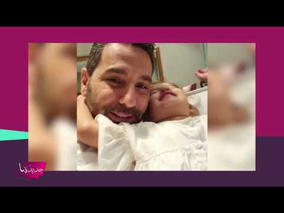 ريم السعيدي زوجة وسام بريدي تغادر لبنان مع ابنتَيها ! شاهدوا لحظة لقاءهم مع وسام وجمال ابنتهم بيلا