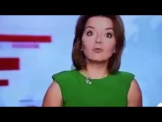 مذيعة أوكرانية تفقد سنها الأمامية على الهواء مباشرة!! لن تصدقوا مادا فعلت!