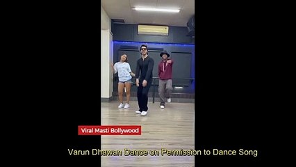 Varun Dhawan Dance on Permission to Dance Song