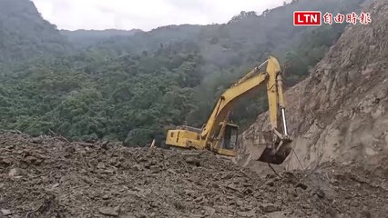 仁愛武界投83線嚴重崩塌 今打設鋼軌樁預計9/6搶通