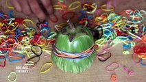 Green Brinjal Vs Rubber Bands Experiment | Ideas Therapy