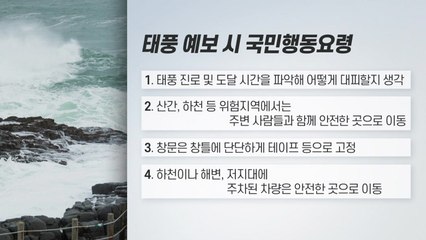 [더뉴스] 12호 태풍 '오마이스' 접근...피해 대비 요령은? / YTN