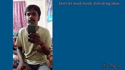 Don't let small minds, disturb your big ideas...