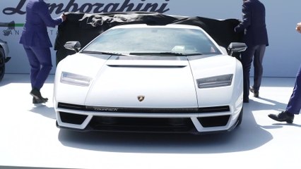 Download Video: Der Lamborghini Countach LPI 800-4 - Weltpremiere bei The Quail - A Motorsports Gathering, USA