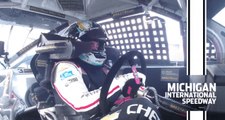 In-Car: Watch as Austin Dillon gets turned, wrecks hard at Michigan
