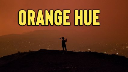 'Sky Turns Apocalyptic Orange in Vernon, B.C Amid White Rock Lake Fire '