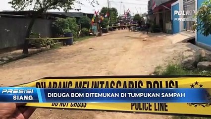 Penemuan Benda Mencurigakan Serupa Bom di Tong Sampah Warga