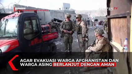 Pasukan Tentara Inggris dan Amerika Bersatu Amankan Bandara Kabul Afghanistan